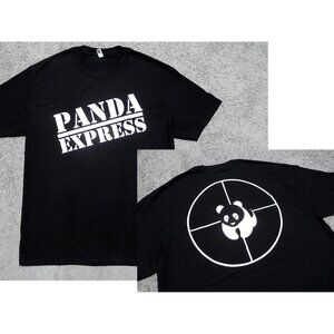 MethSyndicate Panda Express x Public Enemy parody black t-shirt sz L hip hop